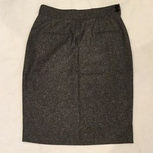 Black/Silver Pencil Skirt